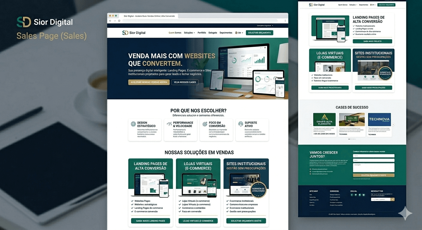 Layout modelo para landing-page